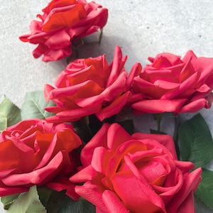 Red Rose/ Real touch rose  /latex rose / flexed rose/1 head Per Stem/wedding/wedding flowers/ decor/ artificial rose/Bridal rose