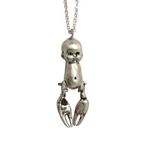 Sterrenbeeldketting Kreeft astrologie krabbeen baby teken hanger bedel