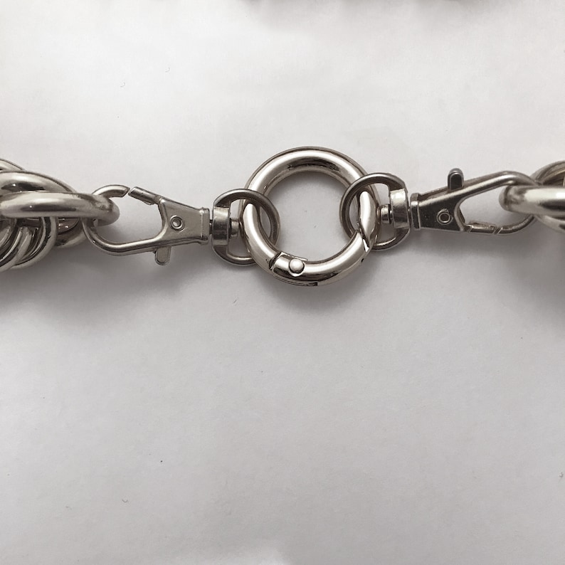 Dog Collar Silver Rope Chain Large Big Huge Dookie Necklace Etsy