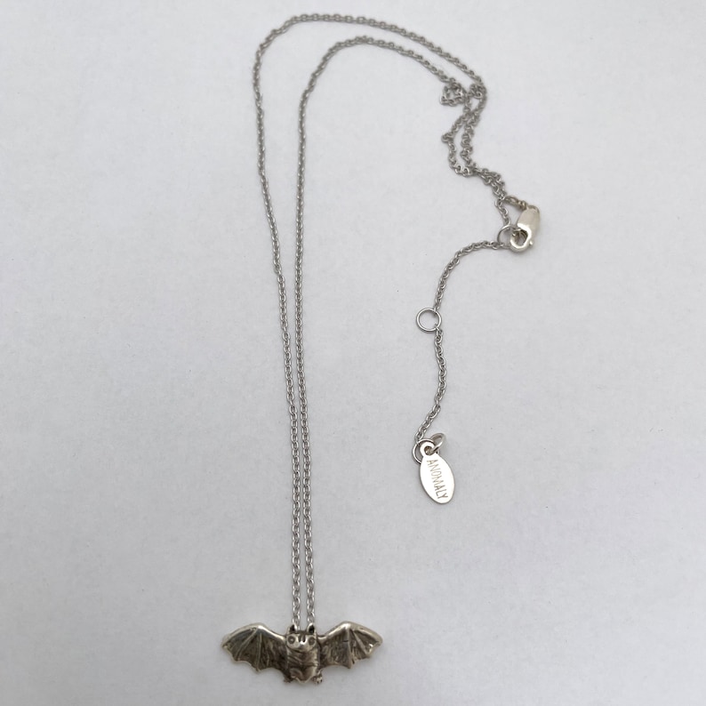 Bat Necklace Silver Gold Jewelry Etsy