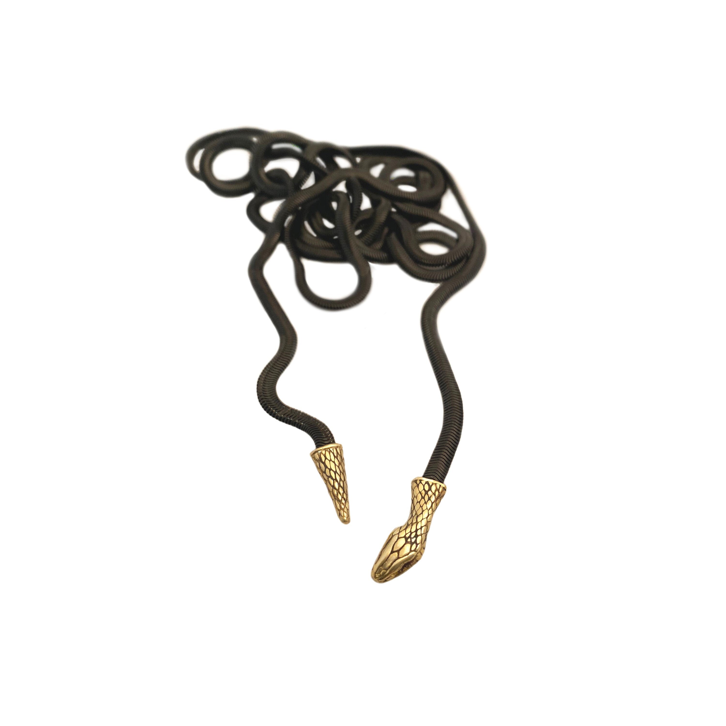 Snake lariat shop necklace
