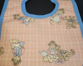 Doll and Bear Handmade Reversible Bib