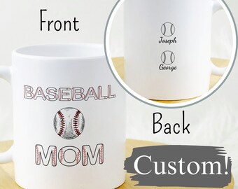Baseball Mom Mug for Baseball Mom Gift for Mom Gift for Mother's Day Gift Baseball Mug Gift for Baseball Player Mug for Baseball Parent Gift