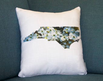 NC State Shape Throw Pillows