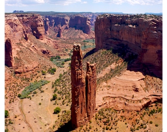 Spider Rock, Canyon de Chelly National Monument - Arizona Photography - Southwestern Home Decor Fine Art Print or Note Cards