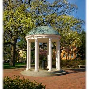 UNC-Chapel Hill Old Well, North Carolina Fotografie - UNC-CH, College Home Decor Fine Art Print oder Notizkarten Set