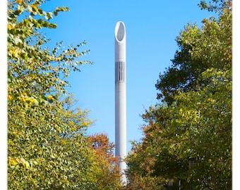 UNC Charlotte Belk Tower - North Carolina Photography, Collegiate Home Decor Fine Art Print or Note Cards