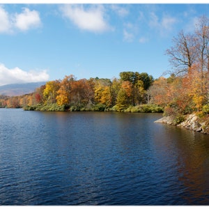 Price Lake in Autumn - Blue Ridge Parkway, North Carolina Photography - Fine Art Print or Note Card Set