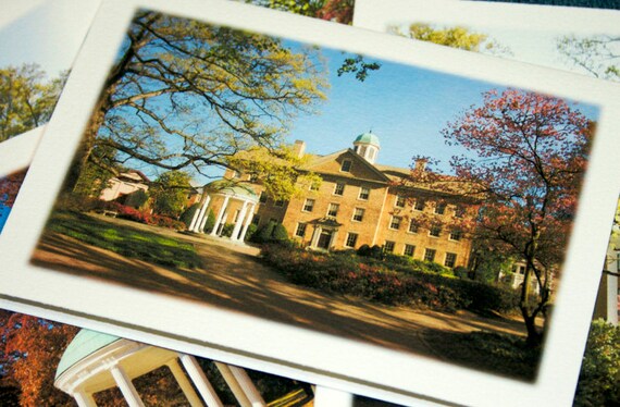 Unc Chapel Hill Old Well And South Building North Carolina Photography Unc Ch College Home Decor Fine Art Print Or Note Card Set