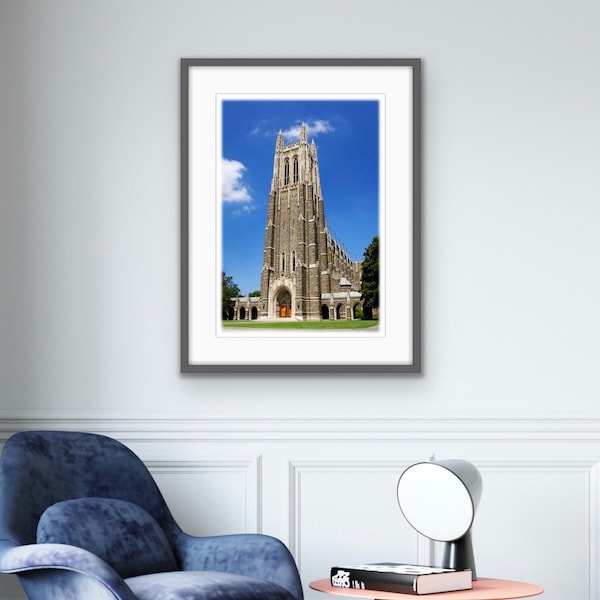 Duke University Duke Chapel - North Carolina Photography, College Campus Home Decor - Fine Art Print or Note Card Set