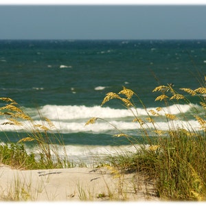 Topsail Island Dunes, North Carolina Photography - Coastal, Beach Home Decor Fine Art Print or Note Cards