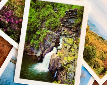 Blue Ridge Parkway Note Cards - Set of 4 Different Photos - North Carolina Mountains Photography, Art Notecard Set