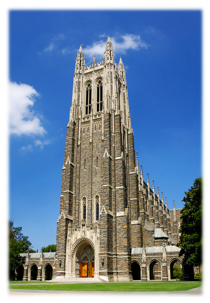 Duke University Duke Chapel North Carolina Photography Etsy