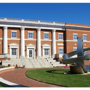 UNC Charlotte Duke Centennial Hall - Fotografía de Carolina del Norte, decoración del hogar colegiada impresión de bellas artes o tarjetas de notas
