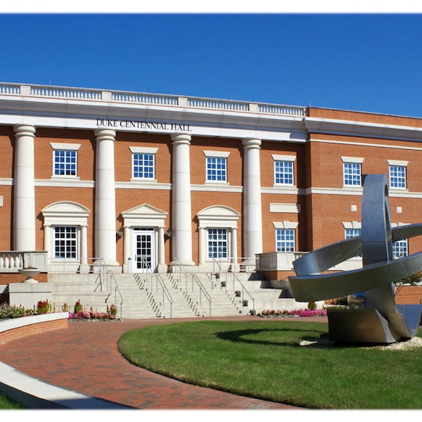 UNC Charlotte Duke Centennial Hall - North Carolina Photography, Collegiate Home Decor Fine Art Print or Note Cards