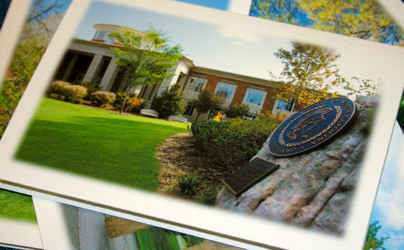 UNC Greensboro Elliot University Center, North Carolina Photography UNCG Home Decor Fine Art Print or Note Card Set image 2
