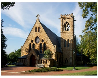 UVA University Chapel - University of Virginia, Collegiate Photography, Home Decor Fine Art Print or Note Cards