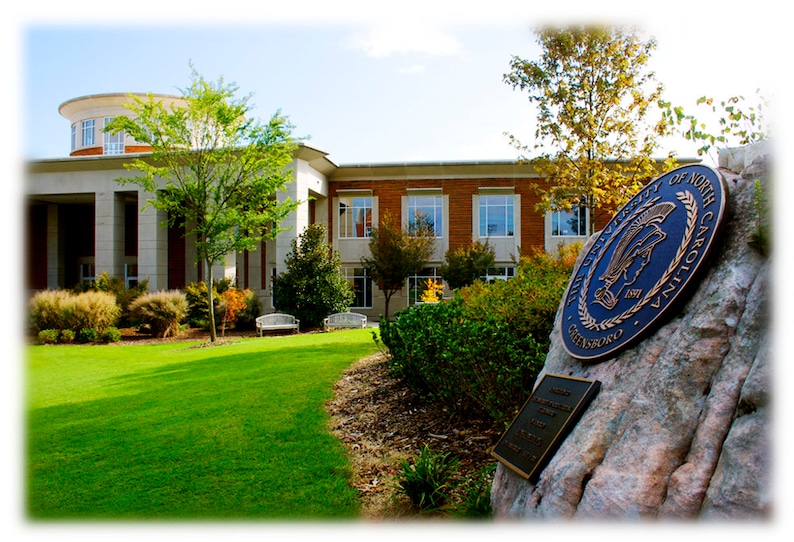 UNC Greensboro Elliot University Center, North Carolina Photography UNCG Home Decor Fine Art Print or Note Card Set image 1