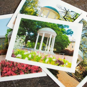 UNC Chapel Hill Old Well Photography Note Cards - Stationery Set - 4 Different Photos image 4