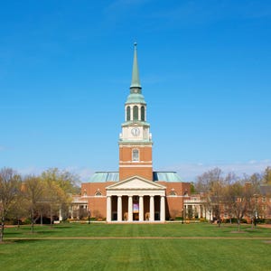Wait Chapel, Hearn Plaza - Wake Forest University - College Home Decor - Fine Art Print or Note Card Set