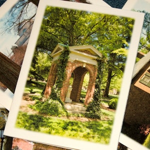 Davidson College Fotografie Notizkarten - 4er Set - Seasons Collection, North Carolina Briefpapier