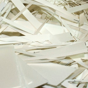 Big Box of Scrap Paper - Arches 90 lb Watercolor Paper Strips - Supplies for Handmade Papers
