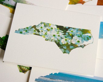 North Carolina Photography Note Card Set - NC Home State, Fine Art Stationary, Blank Note Cards, Tar Heel State