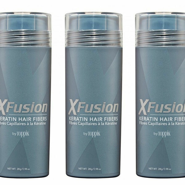 XFusion Keratin Hair Fiber Fiber 28g Black Dark Brown Medium Brown Light Brown Grey Auburn Fast Shipping