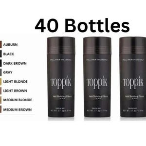 Toppik Dark Brown Black Medium Brown Grey Light Blonde Medium Blonde 27.5g Toppik Hair Building & Thickening Fiber