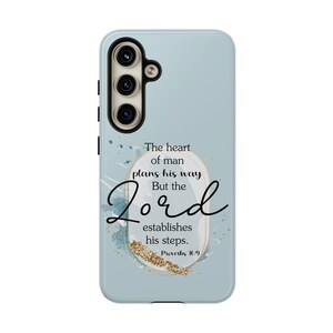 Scripture phone case Iphone Proverbs bible verse phonecase Christian themed Samsung Galaxy  phone case