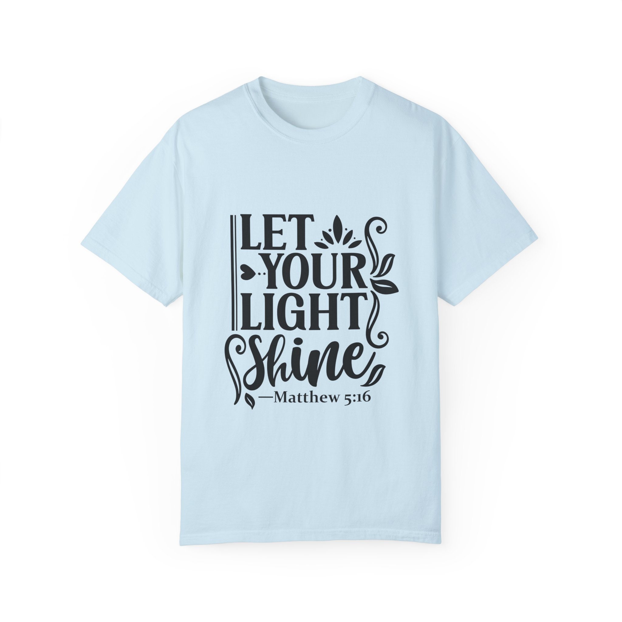 Let Your Light Shine Women's Shirt Jesus Tee Christian Apparel Faith ...