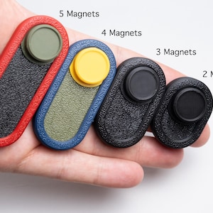 3D Printed Customizable Magnetic Haptic Slider Keychain Fidget Toy