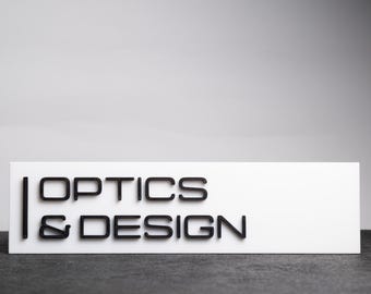 Optic & Design Wall Sign – Severance TV Show – Lumoon Industries Inspired 3D Printed Decor