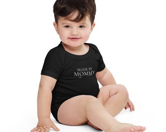Fabriqué par maman T-shirt bébé à manches courtes