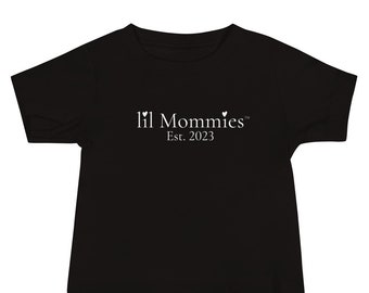T-shirt à manches courtes en jersey de coton pour bébé de marque Lil' Mommies