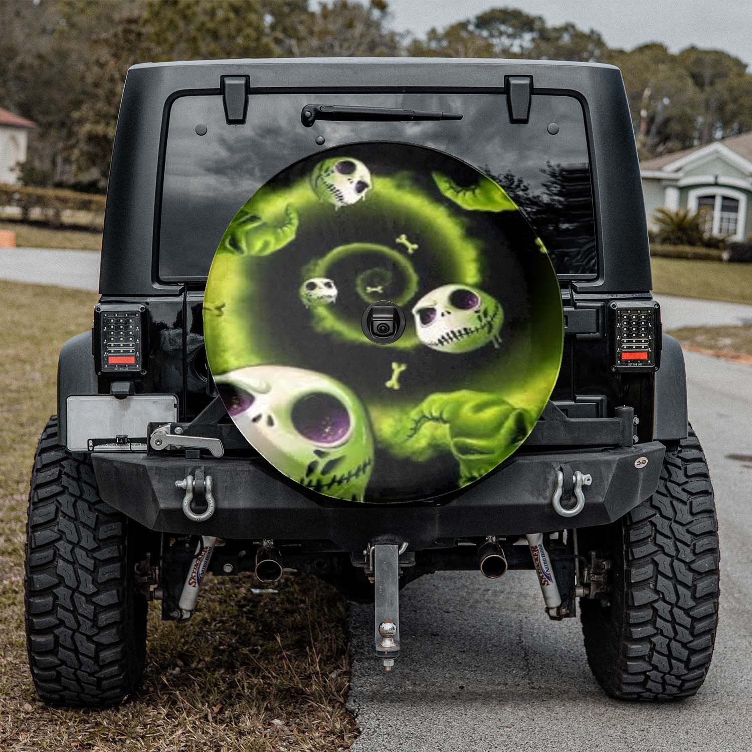 The Nightmare Oogie Boogie Pumkin Halloween Spare Tire Cover