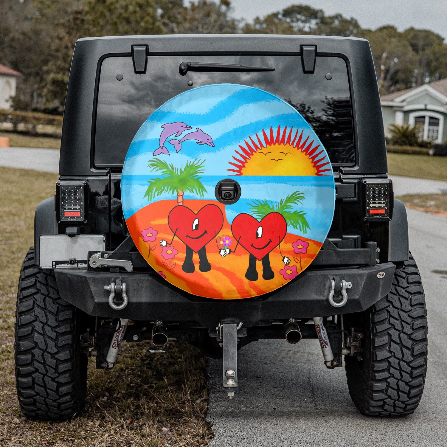 Bad Bunny Spare Tire Cover