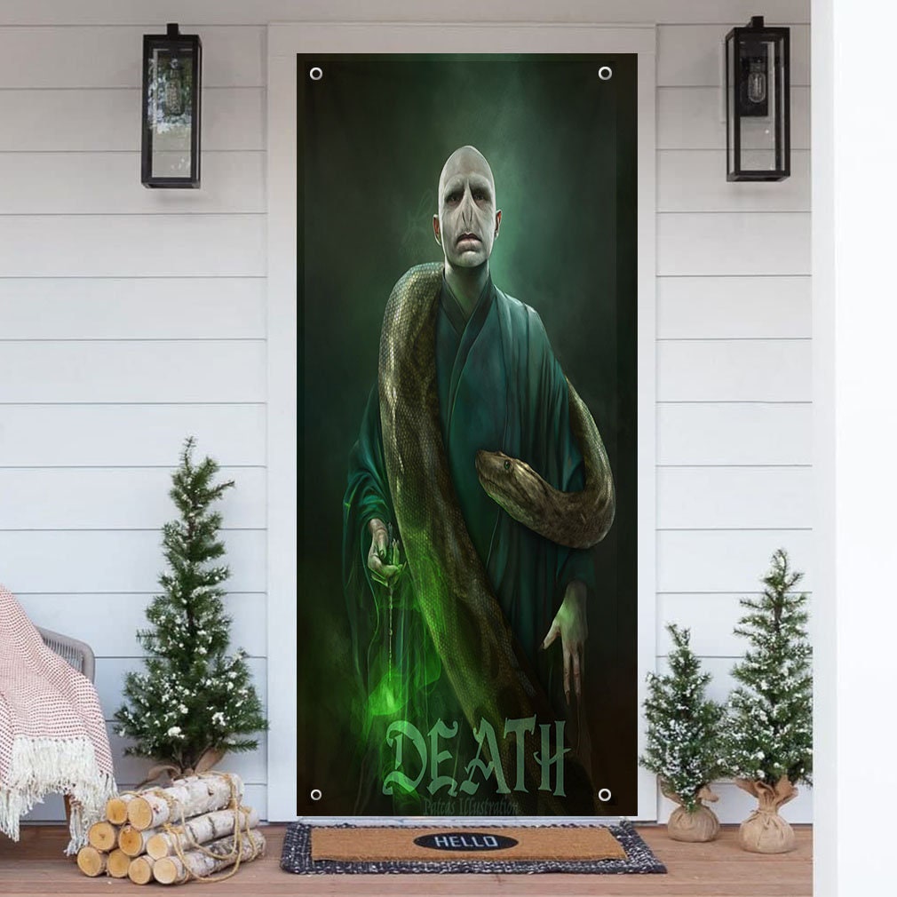 Voldemort Inspired Front Door Murals Self-adhesive Door Stickers