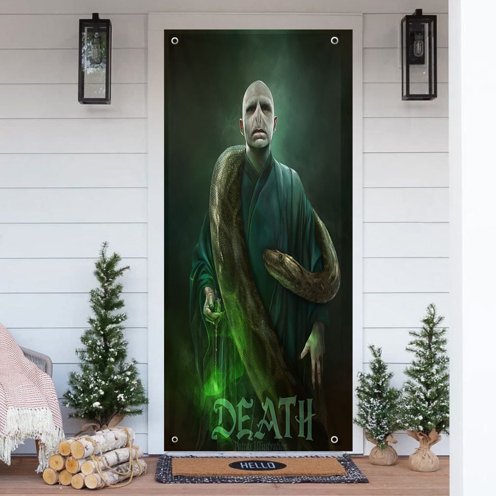 Discover Voldemort Inspired Front Door Murals Self-adhesive Door Stickers