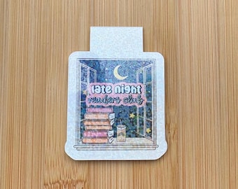 Late Night Readers Magnetic Bookmarks