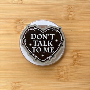 Soporte magnético para Kindle y teléfono "Don't Talk To Me", compatible con dispositivos MagSafe