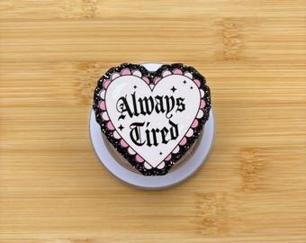 Always Tired Magnetic Grip | Kindle & Phone Holder, Compatible With MagSafe Devices