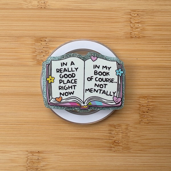 In A Really Good Place Magnetic Grip | Kindle & Phone Holder, Compatible With MagSafe Devices