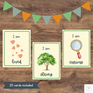Affirmationskarten für Kinder - Steigern Sie das Selbstwertgefühl, Vertrauen, positives Denken, Achtsamkeit, Wachstumsdenken für Kinder