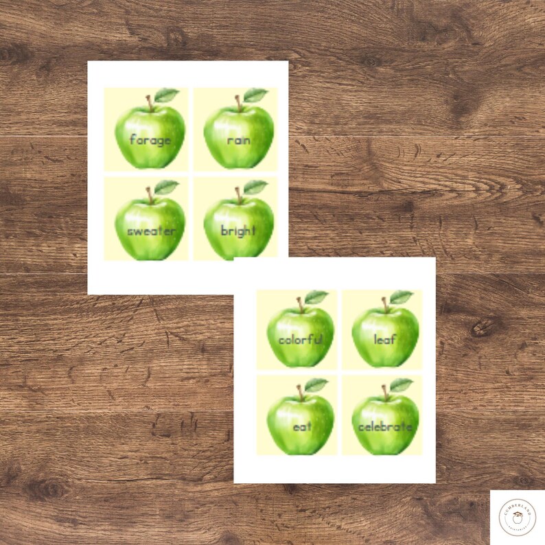 Autumn Parts of Speech Sort Practice Identifying Verbs, Nouns, and