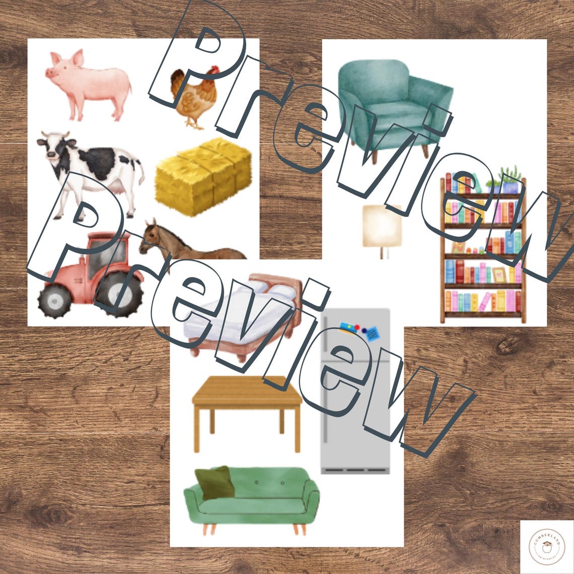 Farm or Home Sorting Activity Printable | Hands-on Preschool Sorting ...