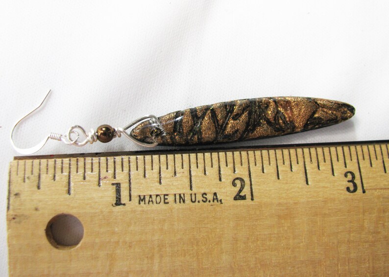 Shades of Sparkling Browns Spike Statement Polymer Clay Necklace and Earring Set Fashion Jewelry For women polymer clay pendant necklace
