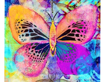 On The Wings of Change  butterfly print