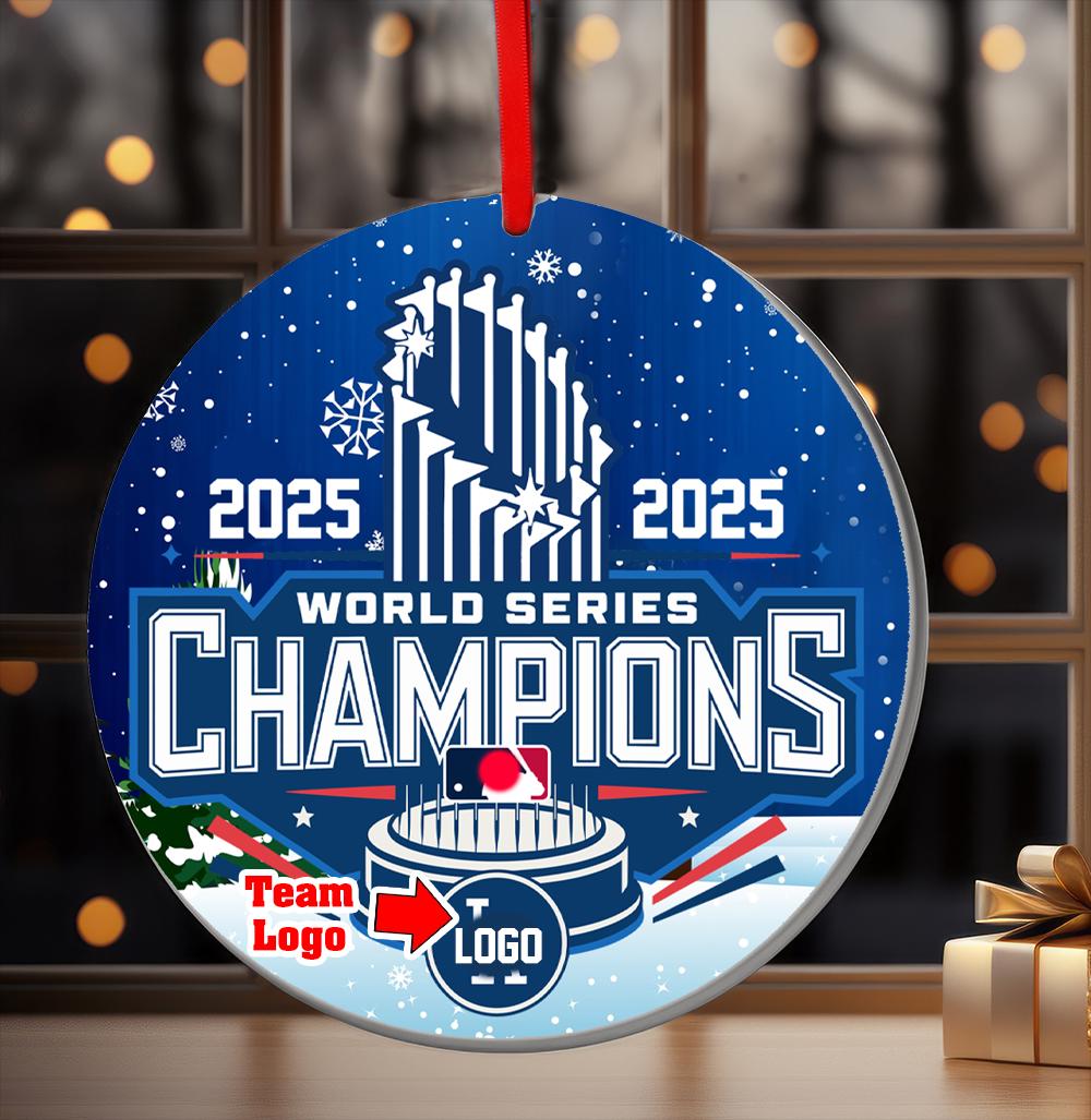 Discover Los Angeles World Champions 2025 Ceramic Ornament