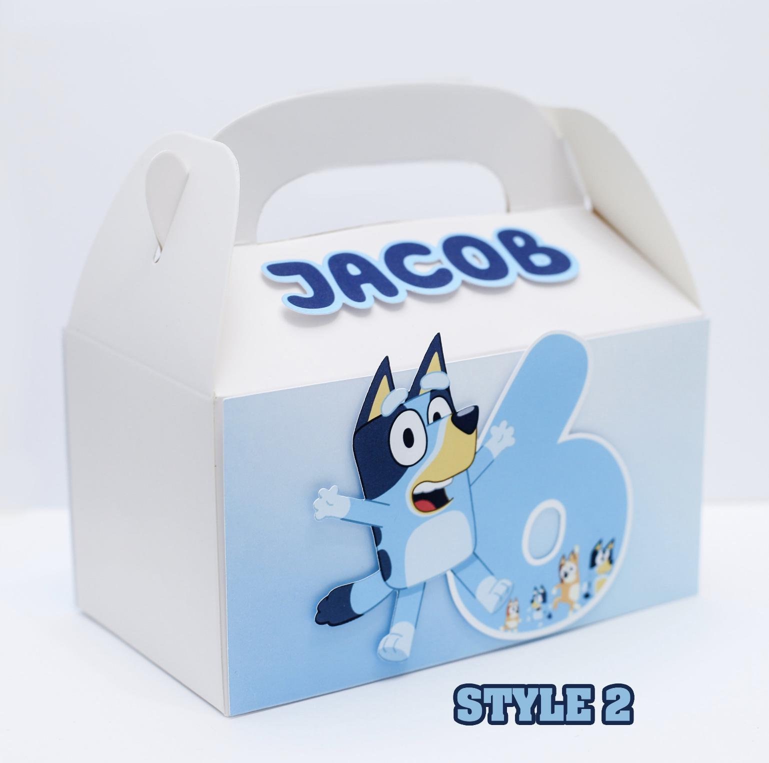 Blue Dog Theme Favor Box